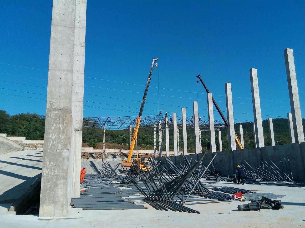 阜阳搅拌站网架